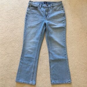 J Crew Mid-Rise Flare Crop